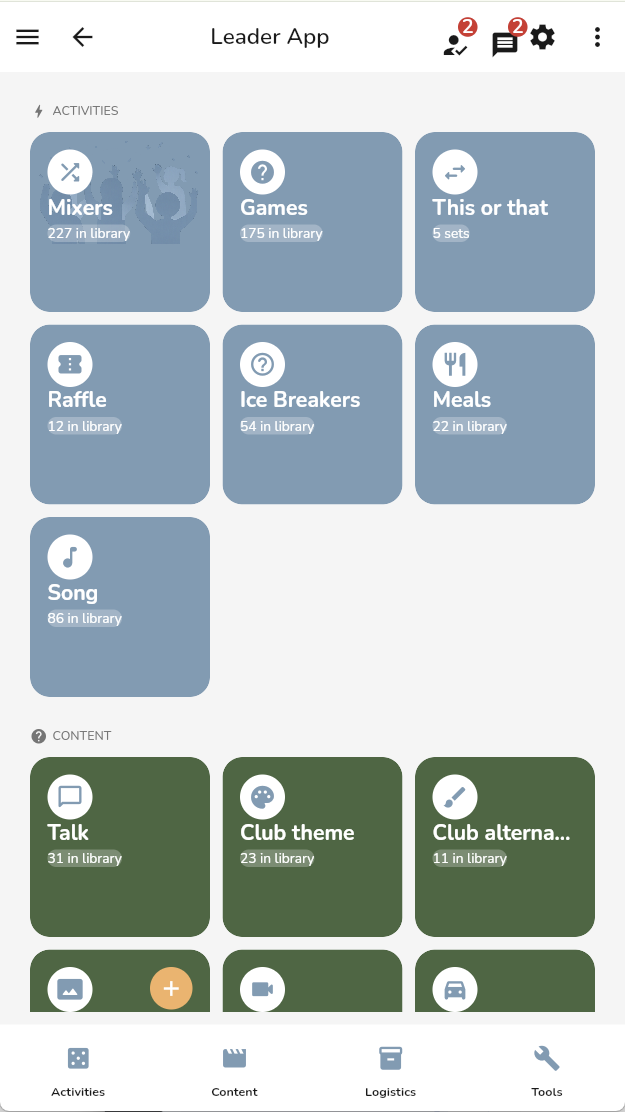 Program item library